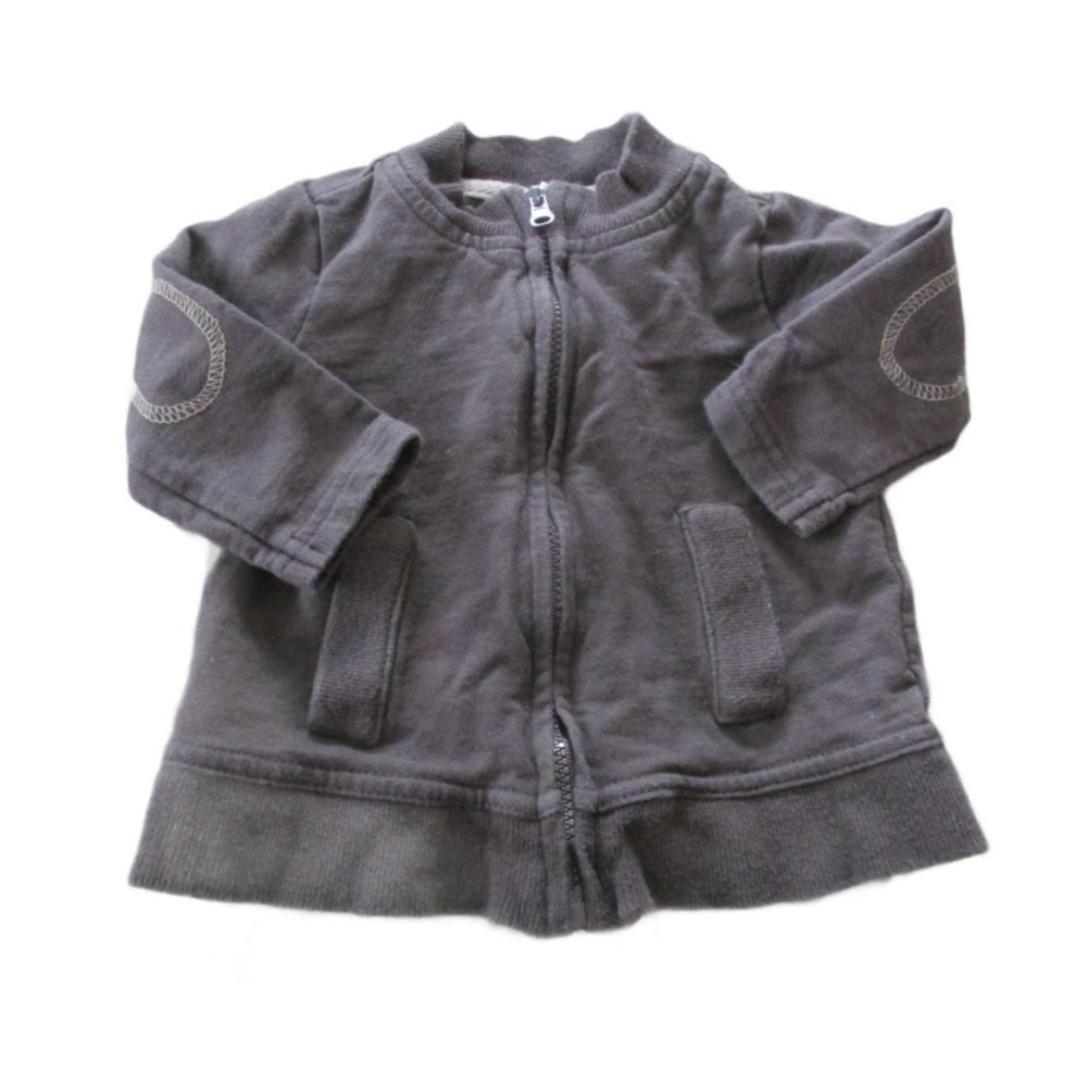 Circo Zip Front Jacket Infant‎ Boys Size 3M Brown Long Sleeve Front Pockets Coat
